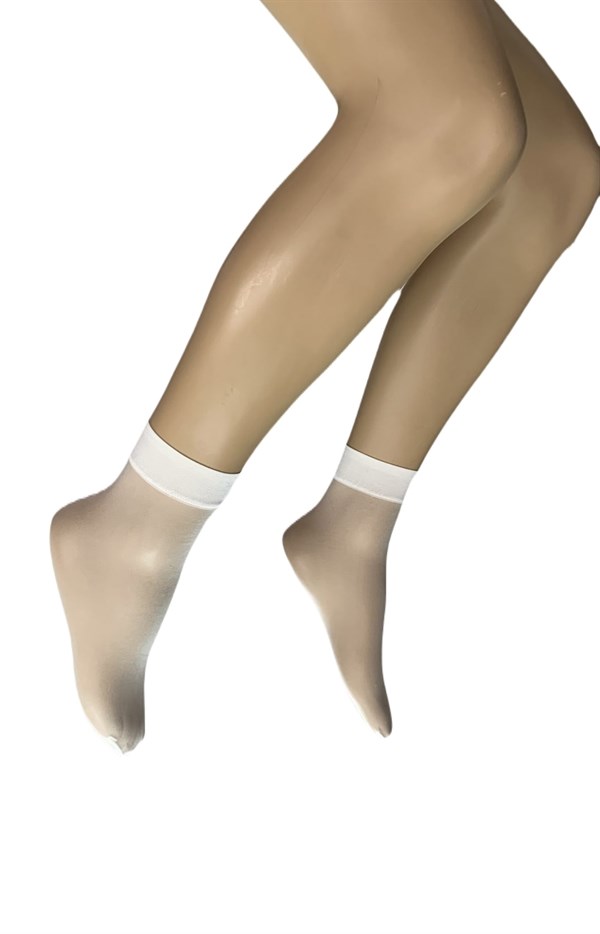 Burnu Şeffaf Fit 15 Soket Kadın Çorap