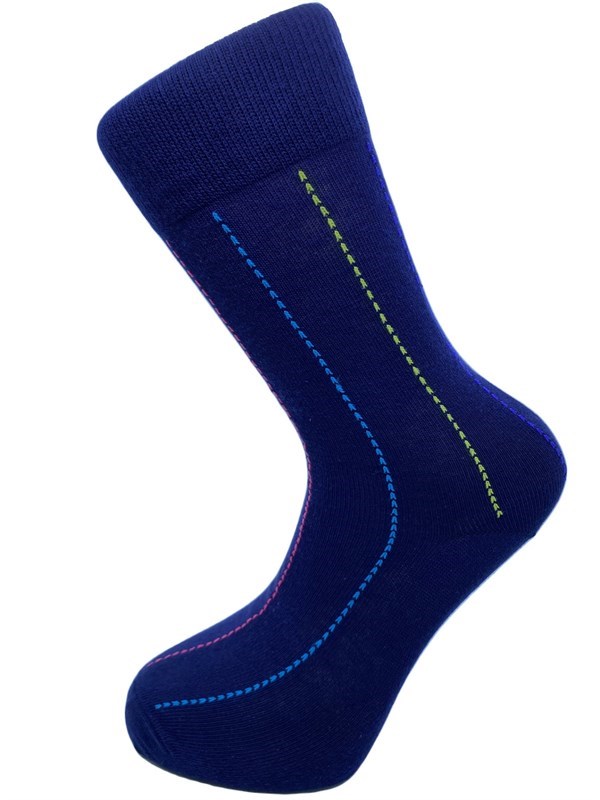 Renkli Desenli Erkek Soket Çorap