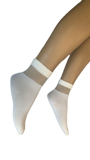 Bileği Simli Soket Kadın Çorap