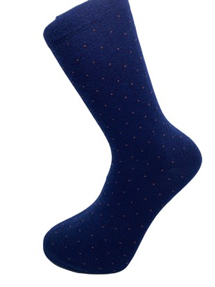 Puanlı Desenli Erkek Soket Çorap