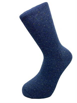 Puanlı Desenli Erkek Soket Çorap