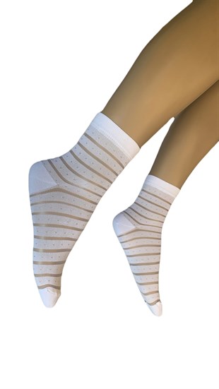 Şeffaf Çember Soket Kadın Çorap
